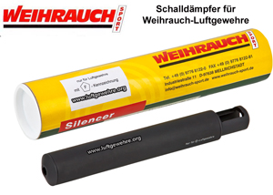 Schalld�mpfer f�r Weihrauch Luftgewehre