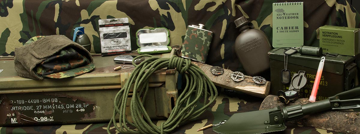 Bundeswehrausrüstung online kaufen im Nato Shop